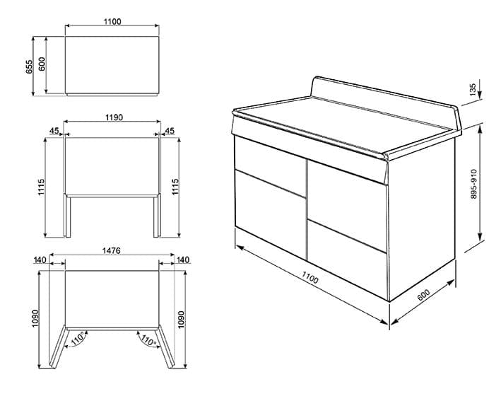 Газовая плита Smeg TR4110AZ
