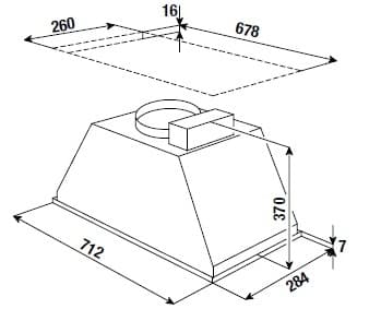 Встраиваемая вытяжка Kuppersbusch LB8650.1E
