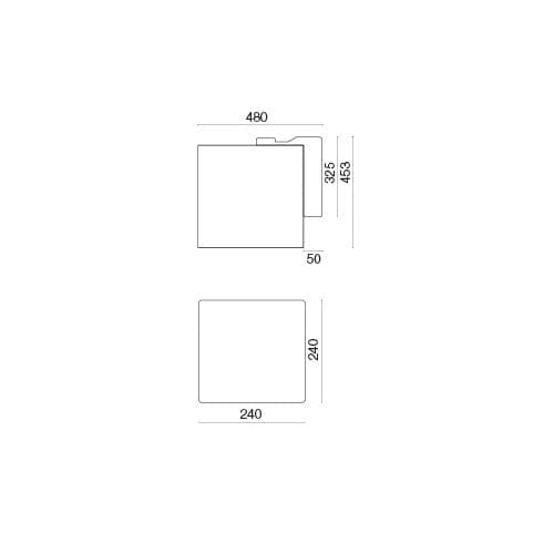 Пристенная вытяжка Falmec RUBIK 42 Black (450)