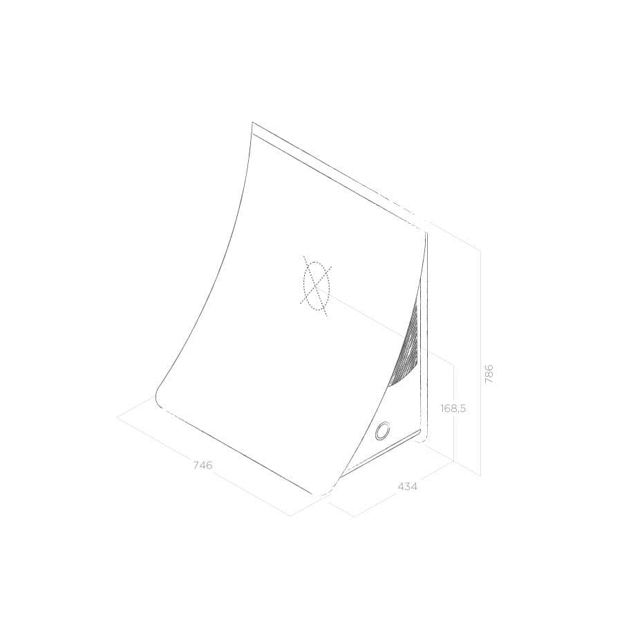 Пристенная вытяжка Elica NUAGE PAINTABLE/F/75