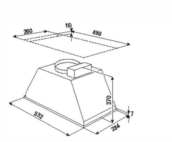 Встраиваемая вытяжка Kuppersbusch LB6650.1E