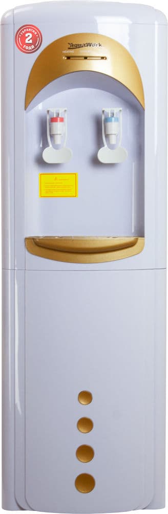 Кулер Aqua Work 16-L/HLN бело-золотистый