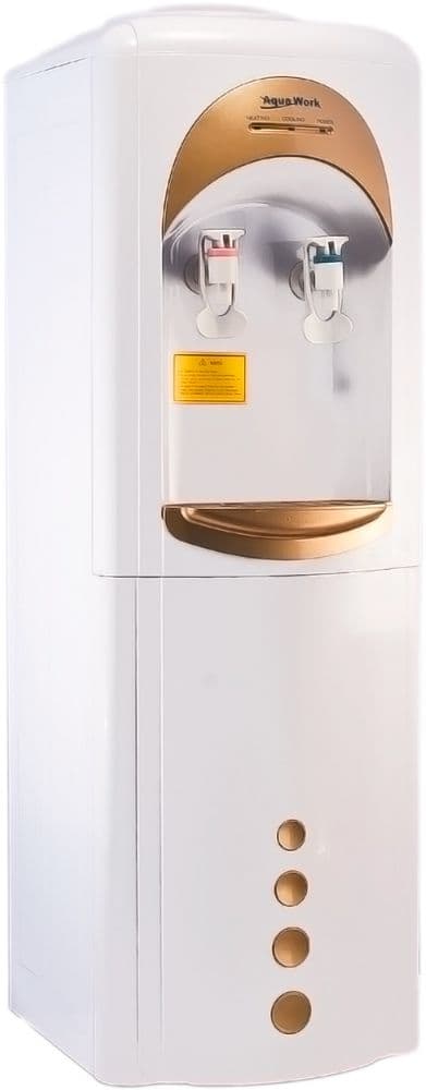 Кулер Aqua Work 16LD/HLN белый/золотой