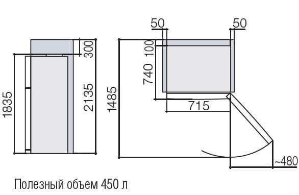 Отдельностоящий двухкамерный холодильник Hitachi R-V 542 PU7 BEG