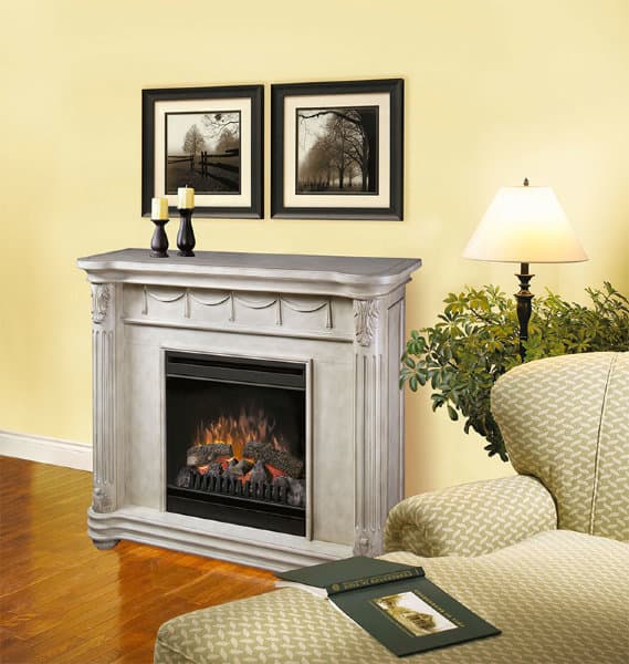 Каминокомплект Dimplex Rome белый