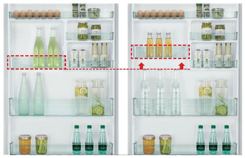 Отдельностоящий двухкамерный холодильник Hitachi R-V 662 PU7 BBK