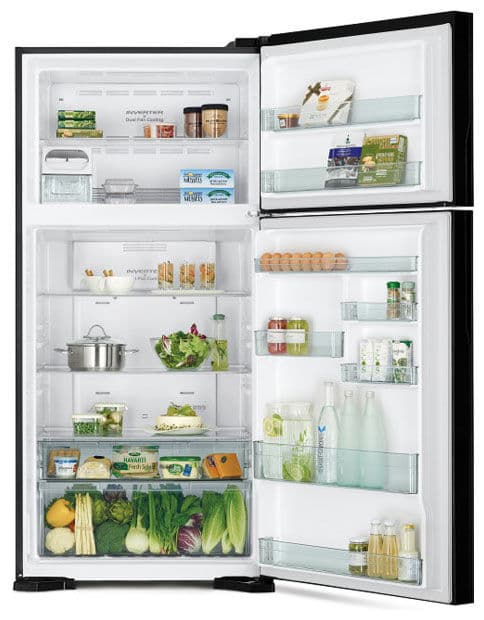 Отдельностоящий двухкамерный холодильник Hitachi R-V 662 PU7 BSL