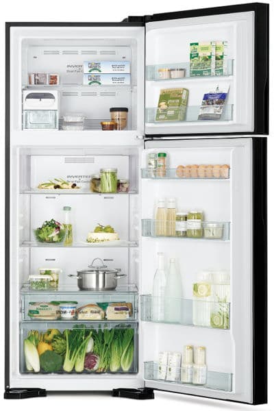 Отдельностоящий двухкамерный холодильник Hitachi R-VG 542 PU7 GBK