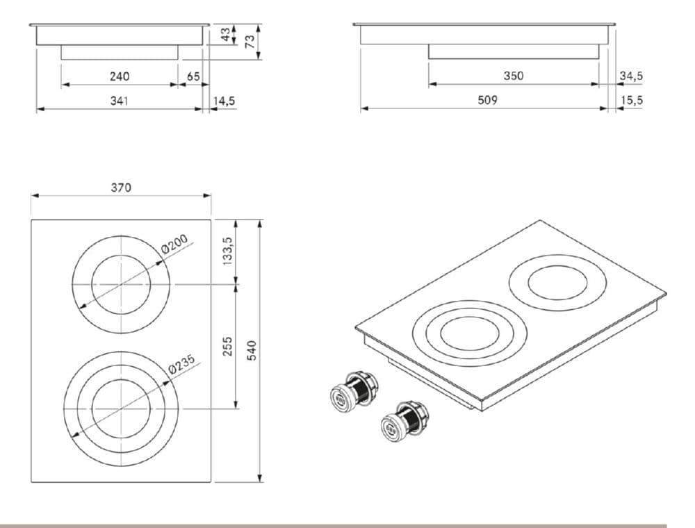 Электрическая варочная панель Bora PKC3