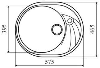 Кухонная мойка Lava E.1