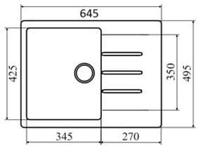 Кухонная мойка Lava L.1