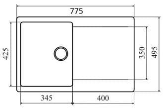 Кухонная мойка Lava L.4