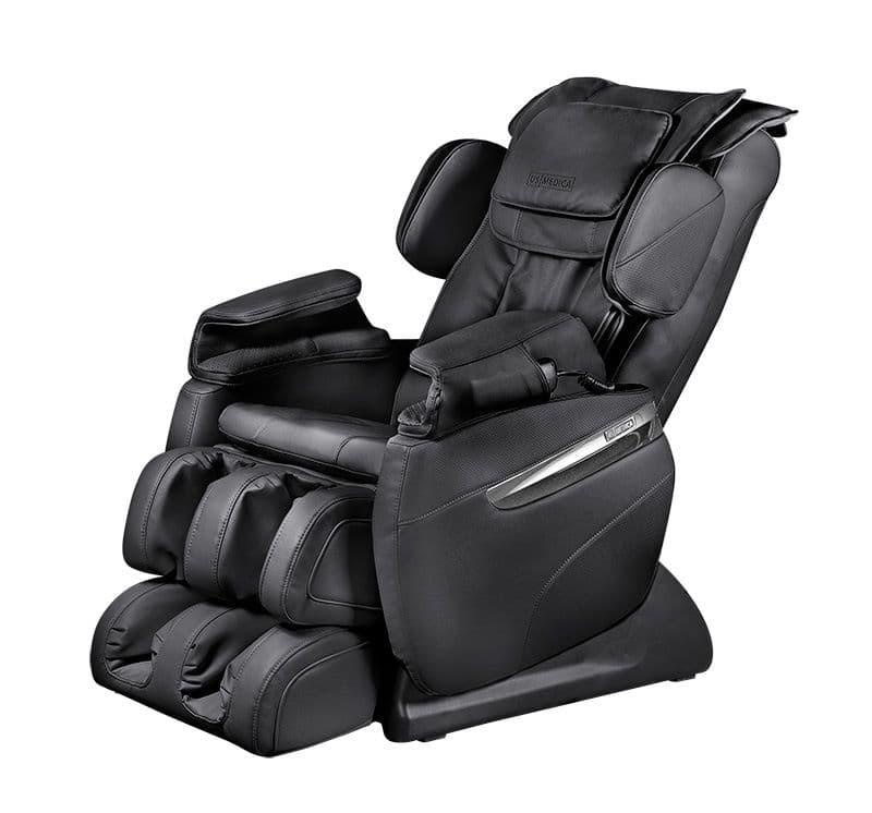 Массажное кресло US Medica QUADRO (черное)