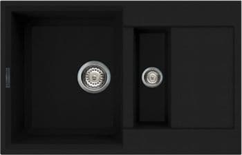 Кухонная мойка Omoikiri Sakaime 78-2-BL Tetogranit/черный
