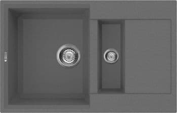 Кухонная мойка Omoikiri Sakaime 78-2-PL Tetogranit/платина