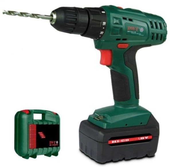 Дрель-шуруповерт DWT ABS-18 TС-2 BMC