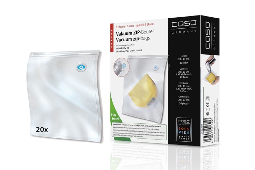 Пакеты для вакуумного упаковщика Caso VC ZIP 20*23