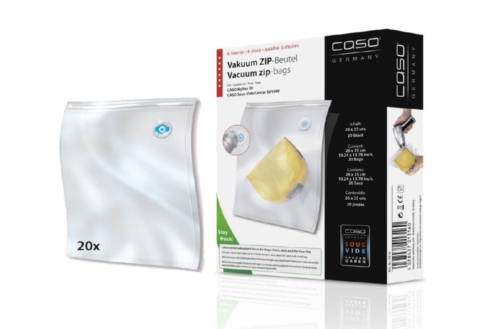 Пакеты для вакуумного упаковщика Caso VC ZIP 26*35