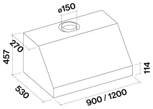 Пристенная вытяжка Falmec ZEUS PRO 90
