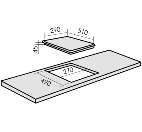 Электрическая варочная панель MBS PE-305BL