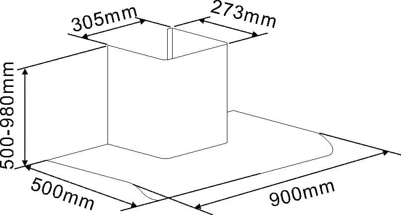 Пристенная вытяжка Kaiser А 9414N