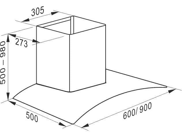 Пристенная вытяжка Kaiser А 9419N