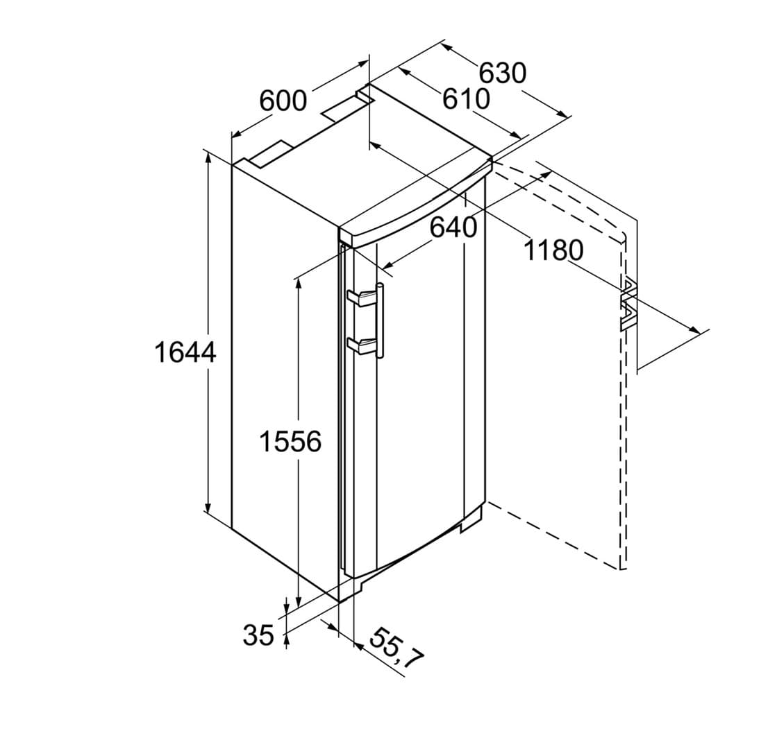 Отдельностоящий морозильник Liebherr GN 2723