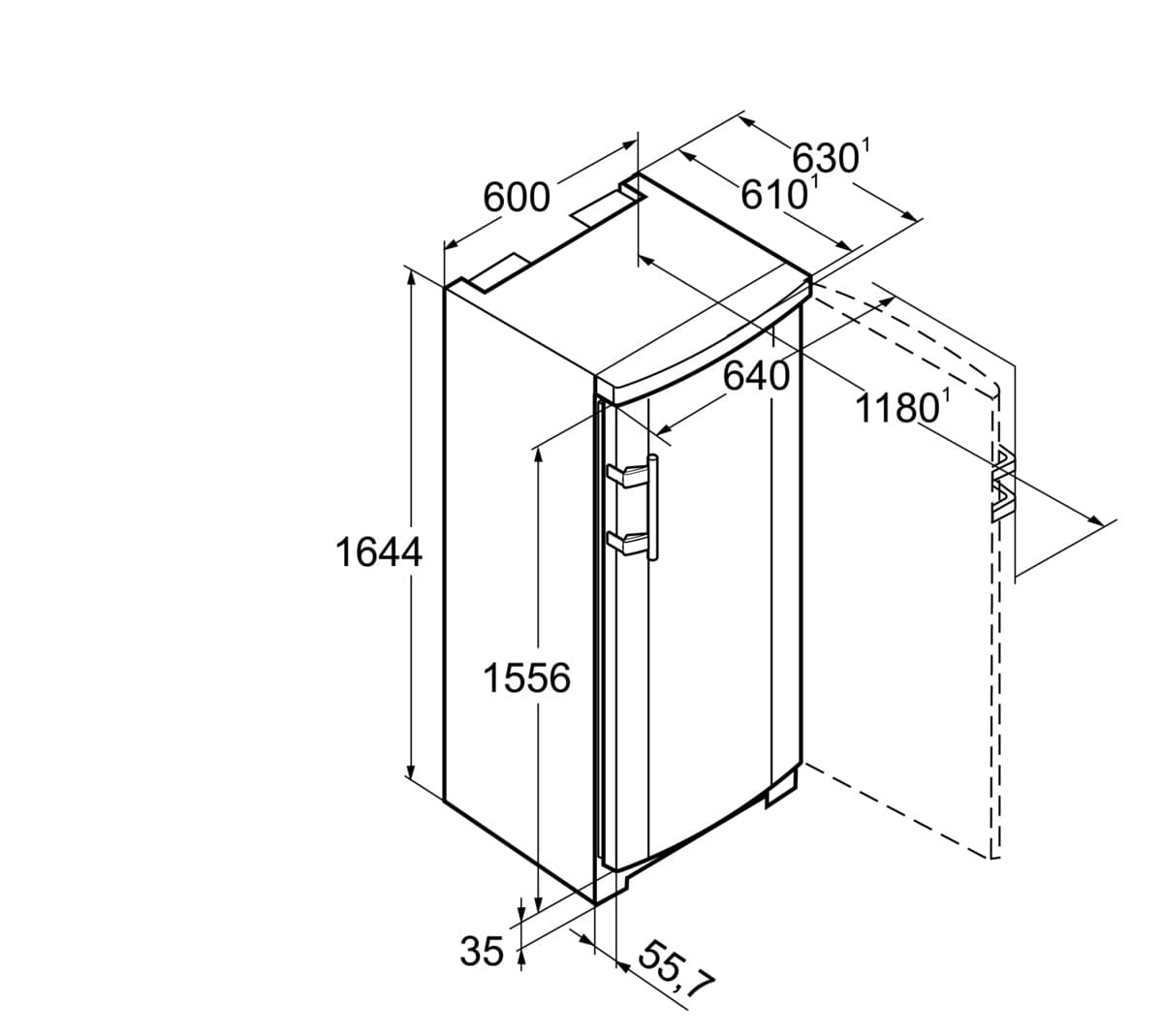 Отдельностоящий морозильник Liebherr GNP 2756