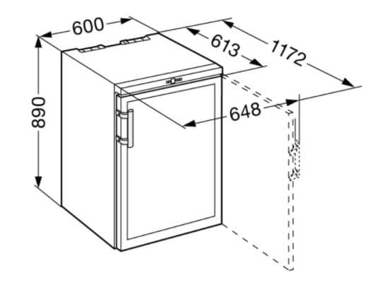 Отдельностоящий винный шкаф Liebherr WKb 1812