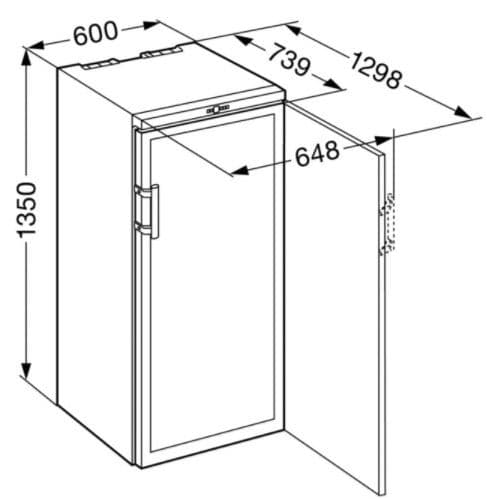 Отдельностоящий винный шкаф Liebherr WKb 3212