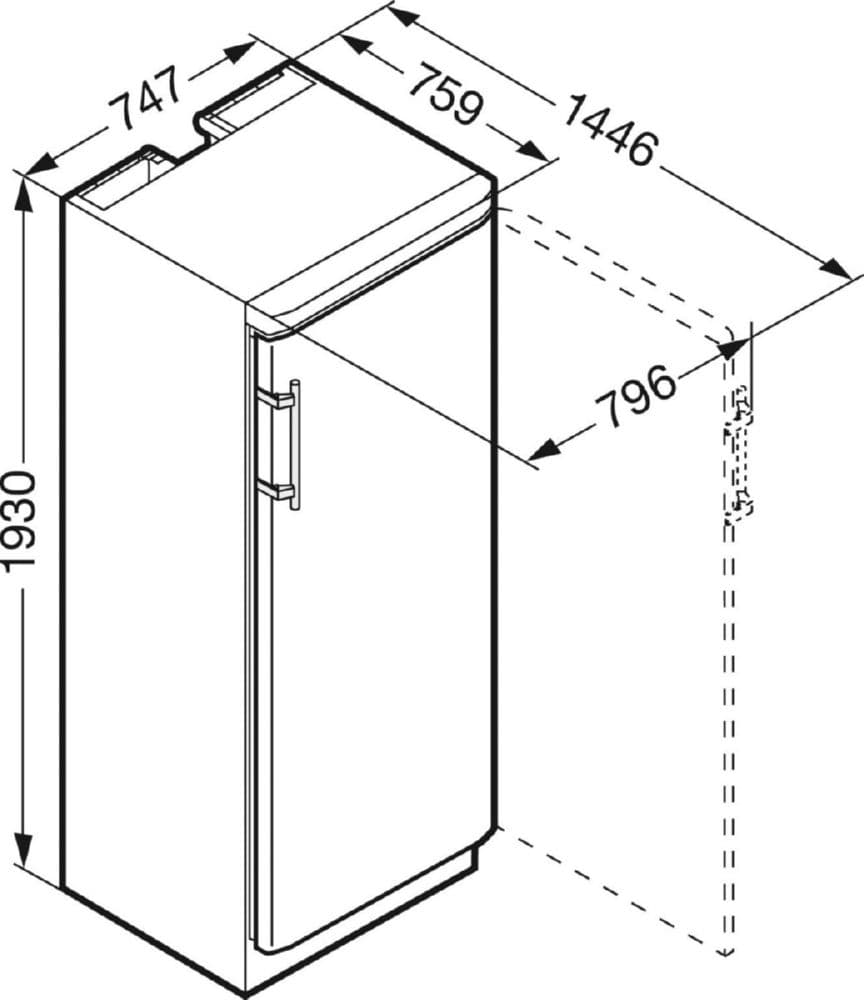 Отдельностоящий винный шкаф Liebherr WKt 6451