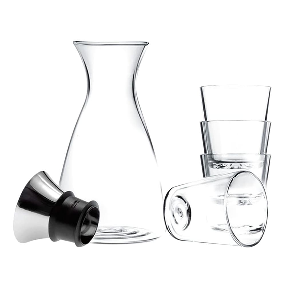 Графин Eva Solo Drip-free 1 л и 4 бокала 567460