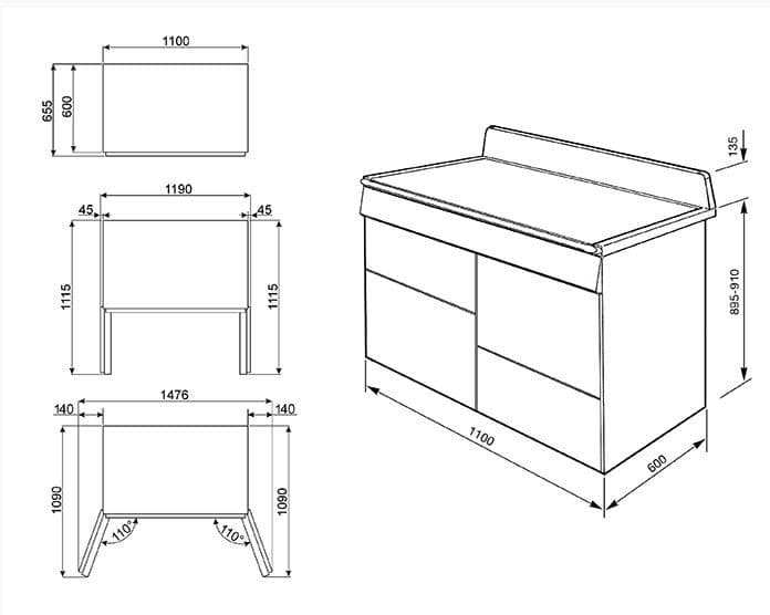 Варочный центр Smeg TR4110IBL