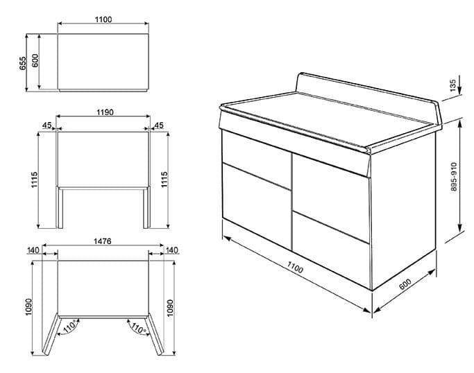Варочный центр Smeg TR4110IP