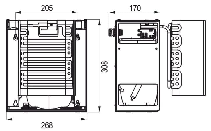 Охлаждающий агрегат Indel B UR25