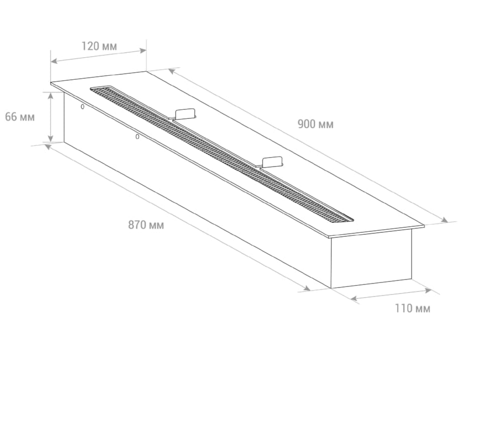 Топливный блок Lux Fire ТБ-1000