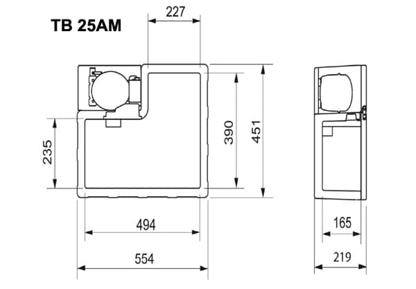 Автохолодильник Indel B TB25AM (Mercedes Actros MP3)