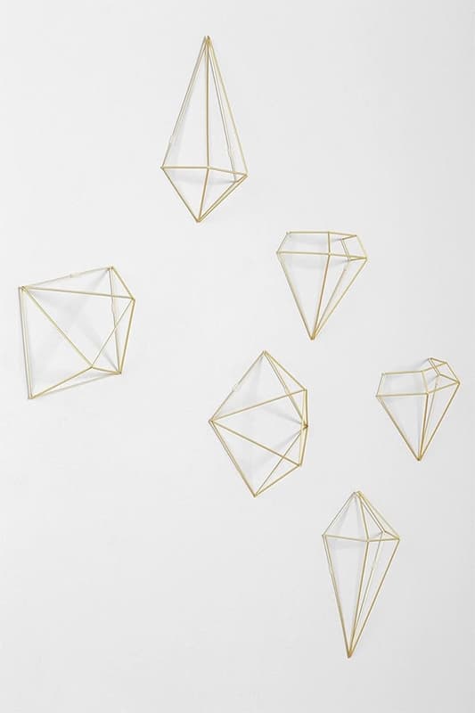 Декор для стен Umbra 470520-221 Prisma латунь