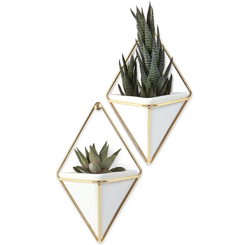 Декор для стен Umbra 470753-524 Trigg малый белый/латунь