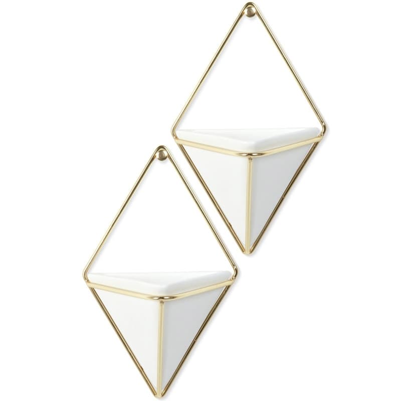 Декор для стен Umbra 470753-524 Trigg малый белый/латунь