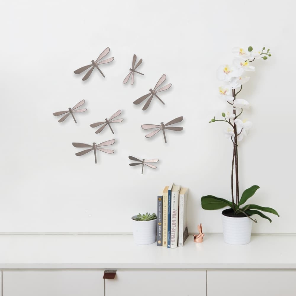 Декор для стен Umbra 470787-558 Wallflutter 8 элементов никель