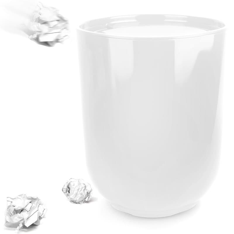 Контейнер мусорный с крышкой Umbra 023840-660 Step белый