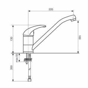Смеситель Italmix WEB WE 0900 CHR