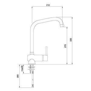 Смеситель Italmix INDUSTRIAL ID 0630 CHR
