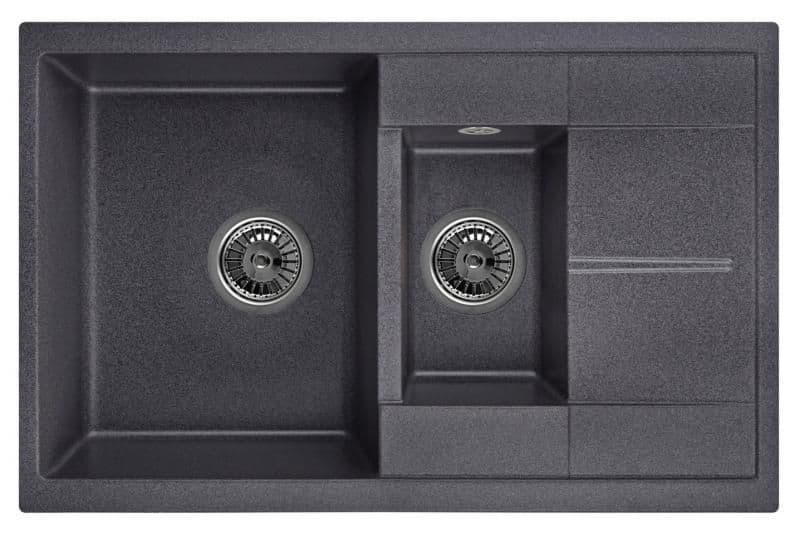 Кухонная мойка Granula GR-7802 оборачиваемая черный