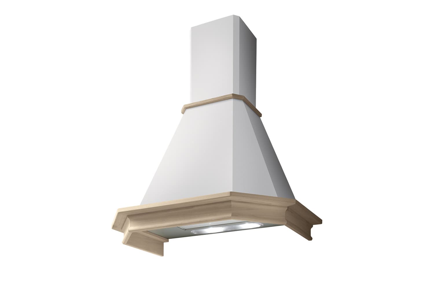 Пристенная вытяжка Jet Air ASPEN WH/A/90 T.GREZZO LED