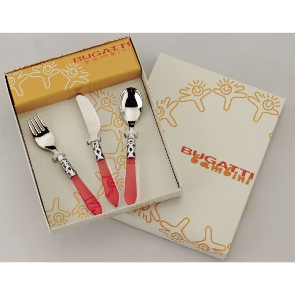 Детский набор из 3-х столовых приборов Bugatti 07-S42233S