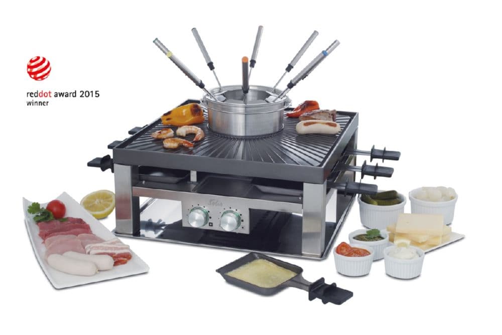 Раклетница/фондю Solis Combi-Grill 3 in 1