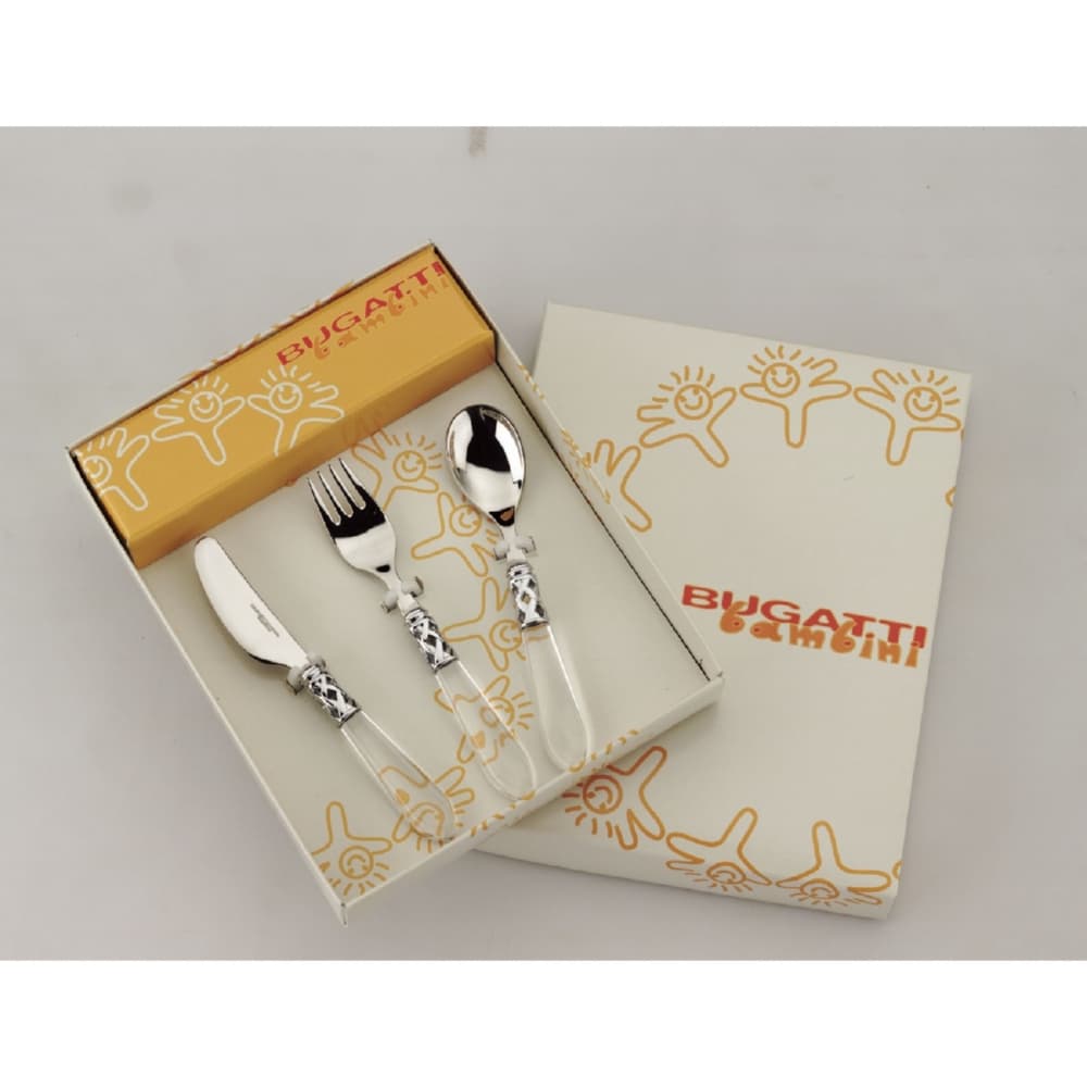 Детский набор из 3-х столовых приборов Bugatti 07-S42231T