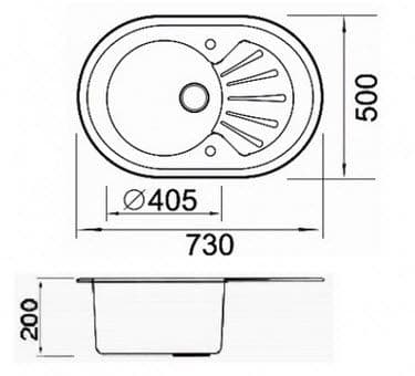 Кухонная мойка Seaman Eco Glass SMG-730B Gold.B (PVD)